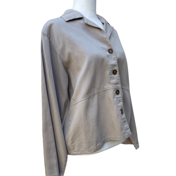 BTB Better Than Basic ACC Jacket Petite Med Khaki - Picture 15 of 15